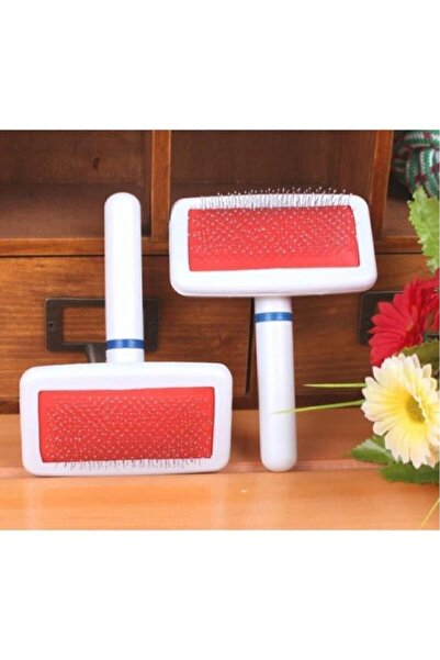 CMT Cat Dog Pet Brush Wire White