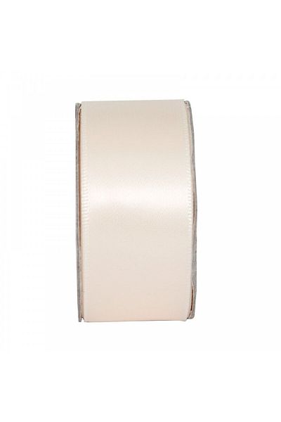 cici 4 cm Wide Cream Satin Ribbon - 10 M