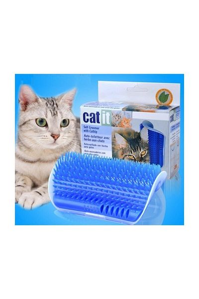 Catit جهاز الحكة للقطط الزرقاء