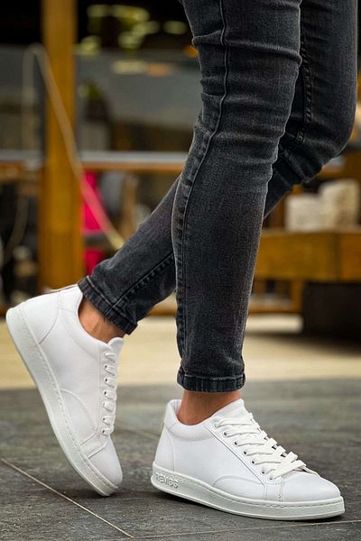 remss Ανδρικά αθλητικά παπούτσια με κορδόνια James RS611 White
