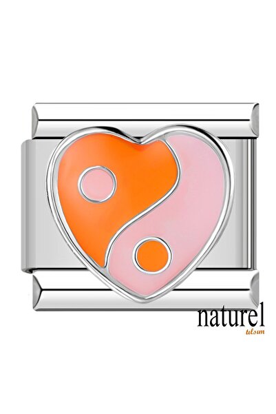 Naturel Tılsım Italian Stainless Steel 9mm Heart Charm
