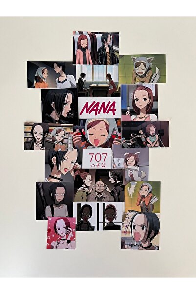 Hara Company مجموعة ملصقات لحظات الرسوم المتحركة نانا أنيمي