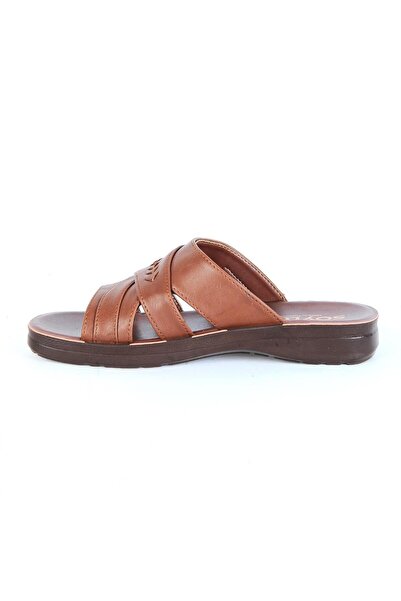 Ayakcenter Men's Daily Slippers Soylu 2553 - Tan