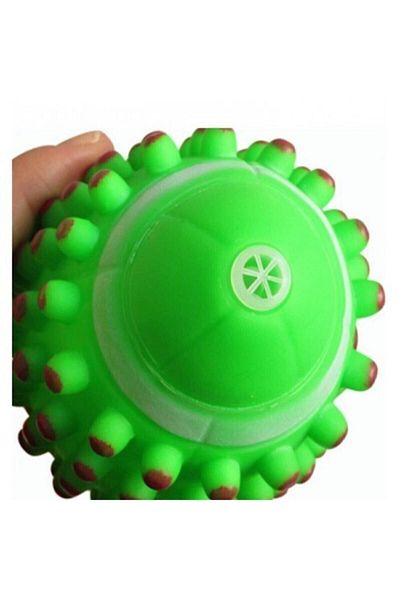 CMT Colorful Sound Cat Dog Biting Ball Teeth Scratching Toy