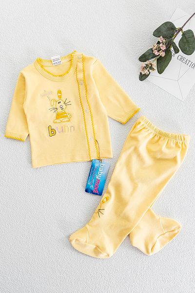Babymod Double Baby Set with Rabbit Figure with Front Snaps
