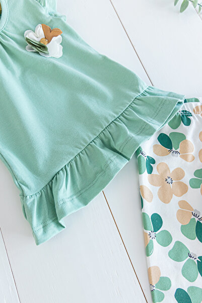 Babymod Floral Patterned Summer 2-Piece Baby Girl Set