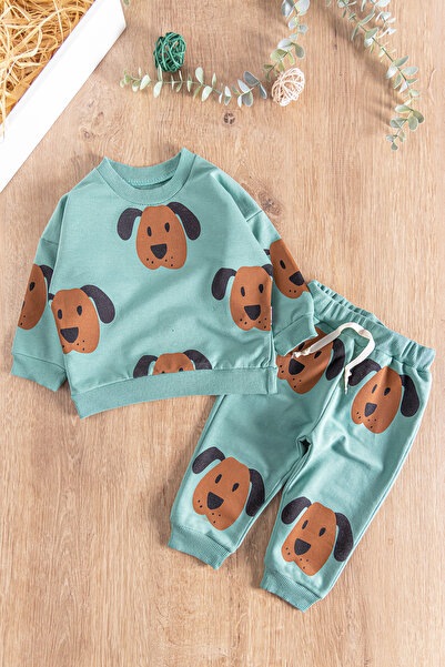Babymod Oversize Baskılı 2'li Erkek Bebek Takımı