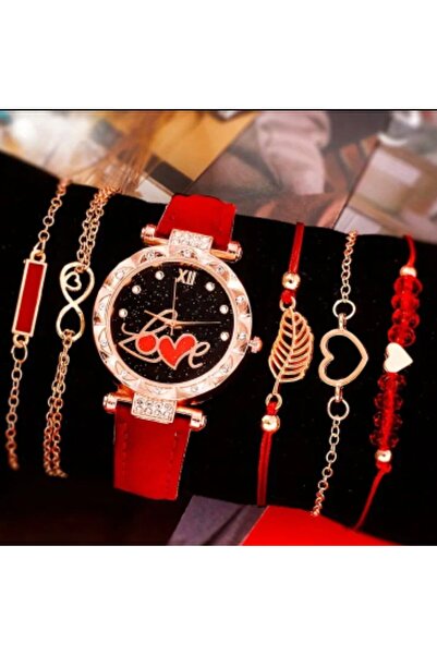 lovebag BAYANLARA ÖZEL TAŞLI KUVARS 6 LI TAKI SETİ
