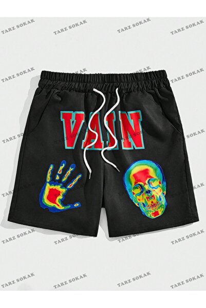 Kalic Studio Pantaloni scurti de vară retro Harajuka Anime Bermude - Y2K Unis...