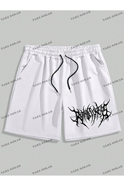 Kalic Studio Pantaloni scurți de vară retro unisex Harajuka Anime Y2K - KOD-1...