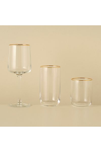 Bella Maison Premium Glass-Goblet Set 36 Gold