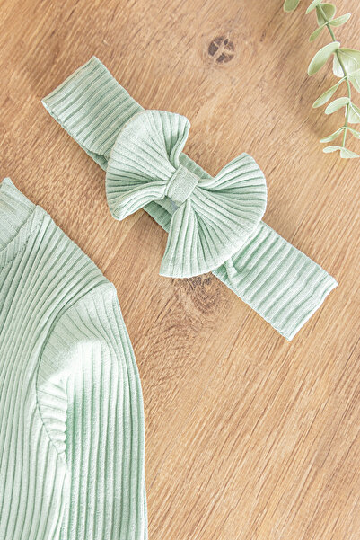 Babymod Front Buttoned Bandana Baby Girl Jumpsuit