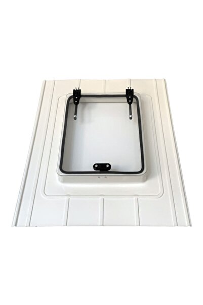 dritare Kiremit Çatı Çıkış Kapağı Cam Ral - 9002 Beyaz