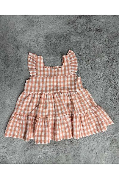 My Kids Wear فستان من قماش الموسلي للفتيات والرضع
