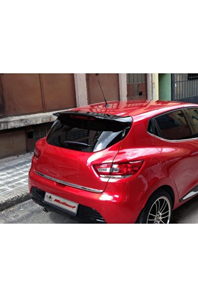 Meliset (boyasız) Renault Clio 4 Spoiler Cam Üstü 2012 Ve Sonrasına Uyumludur