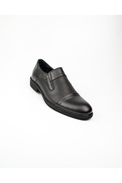 Nobel Чоловічі повсякденні черевики - 4017 Чорна шкіра, поліуретанова підошва