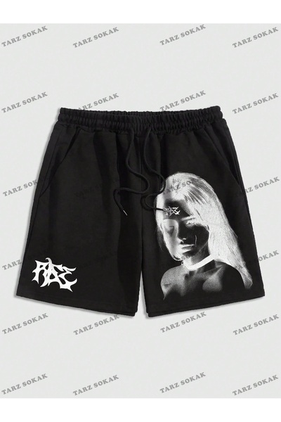 Adrift Y2K Unisex Καλοκαιρινό Σορτς Βερμούδα Χαρατζούκα Άνιμε Ρετρό KOD-11536