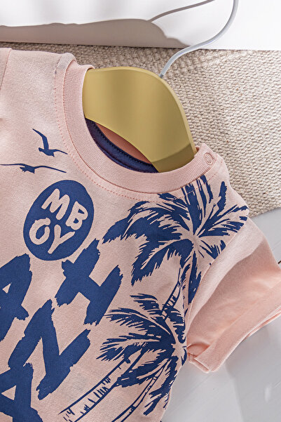 Babymod Summer Themed Baby Boy Set with Summer Shorts