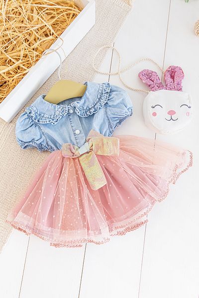Babymod Polka Dot Tulle Summer Baby Girl Dress