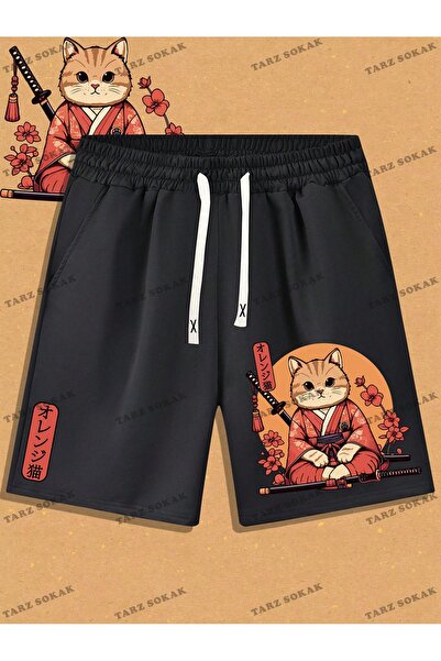 Kalic Studio Pantaloni scurți de vară unisex Y2K Bermude Harajuka Anime Retro...