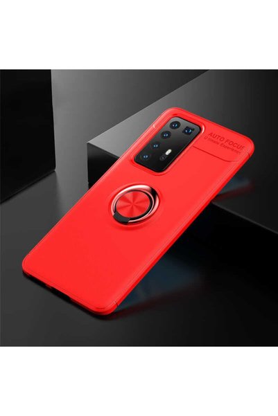 Generic Brand حافظة متوافقة مع غطاء سيليكون لهاتف هواوي P40 Pro مع حلقة قابلة...