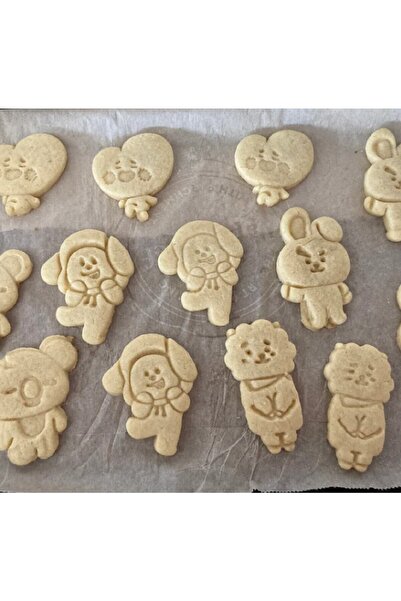 Rapithwin Kpop Bts Bt21 Kurabiye Kalıbı Full Set 8 Parça