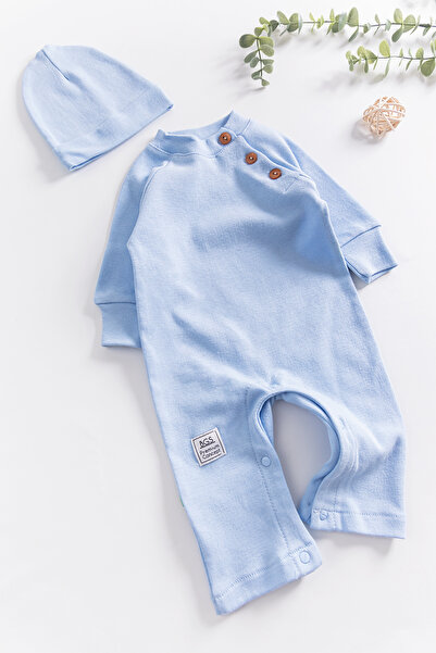 Babymod Düğme Detaylı Erkek Bebek Tulum