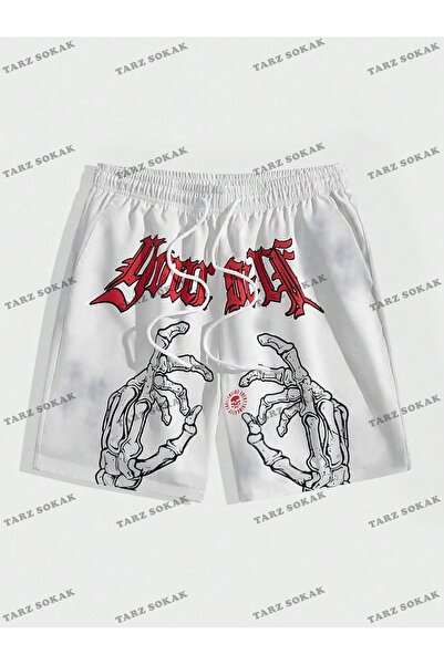 Tarzsokak Y2K Unisex Harajuka Anime ρετρό καλοκαιρινό σορτς - KOD-11521