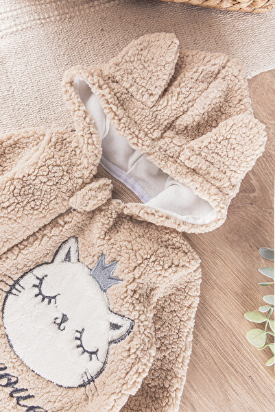 Babymod Kedi Figürlü Welsoft Peluş Kız/erkek Bebek Tulum