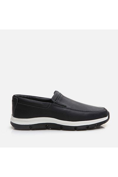 Hotiç Pantofi sport negri din piele naturală pentru bărbați