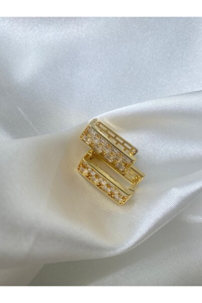 H&S AKSESUAR KARE ZİRKON TAŞLI KÜPE