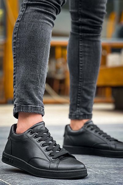 remss Pantofi cu șireturi pentru bărbați James Rs611 Black St