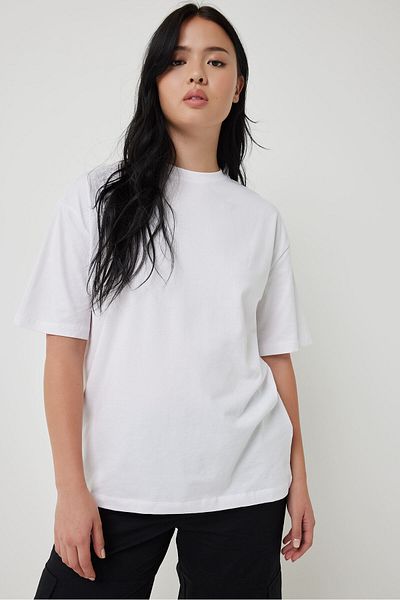 Ardene Basic Oversized Crew Neck Tee