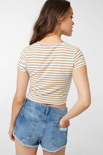Ardene Printed Notched Tee