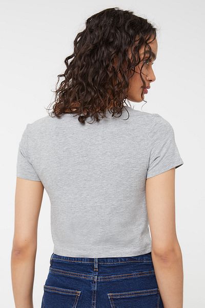 Ardene Basic Notch-Collar Boxy Tee