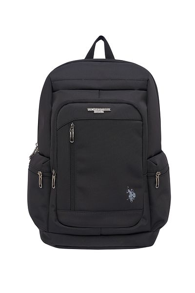 U.S. Polo Assn. Πόλο Ασν. 24490 - Unisex Μαύρη έξυπνη τσάντα, Luxury Comfort Laptop Backpack