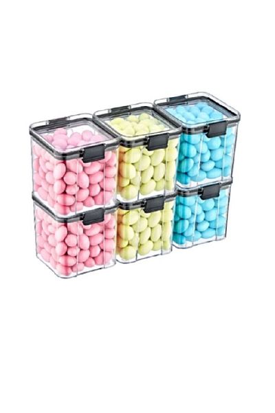 Box Up 6-Piece Transparent Storage Container 700 ml - Practical Solution to Protect Food Freshness
