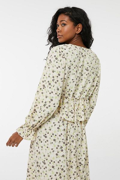Ardene Daisy Floral Peplum Blouse