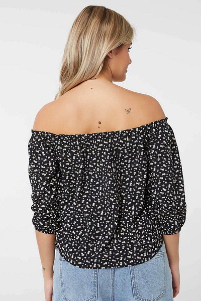 Ardene Knotted-Waist Off-Shoulder Blouse