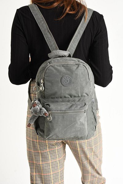 571 Collections Çanta Young Women's Sports Bag - Gray, Both Back and Chest (Model: 571-8C)