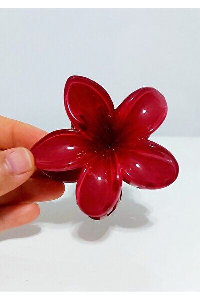 miniştokiş Bordo Lotus Çiçeği  Mandal Tokası