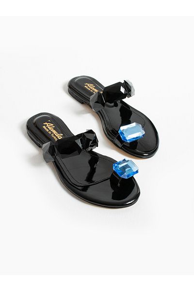 Alemdar Shoes SUNY Black Stone Women's Slippers