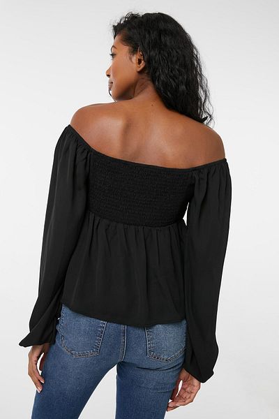 Ardene Baby Doll Puff Sleeve Top