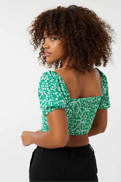 Ardene Ditsy Floral Off-The-Shoulder Top