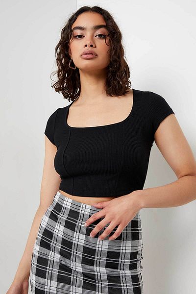 Ardene Cropped Bustier Tee