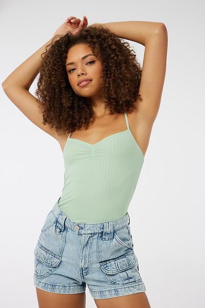 Ardene قميص أساسي مضلع فائق النعومة مع قميص
