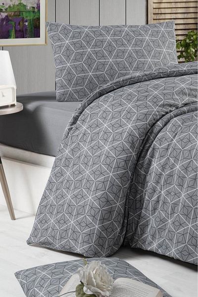Mulberry Paros Single Duvet Cover and Elastic Sheet Set