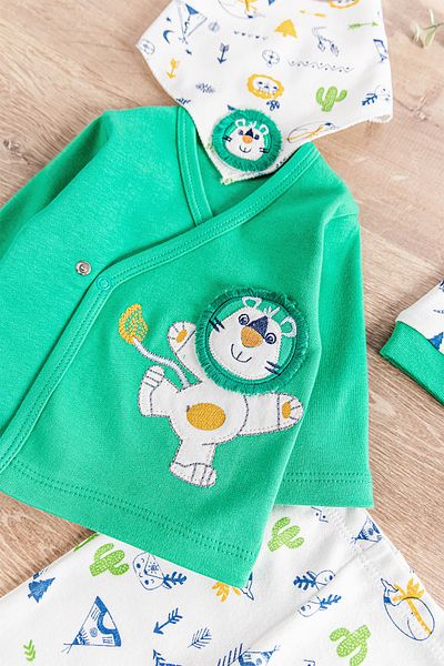 Babymod Lion Themed 5 Piece Baby Boy Set Baby Hospital Release