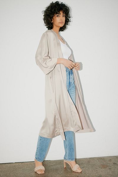 Ardene Long Satin kimono