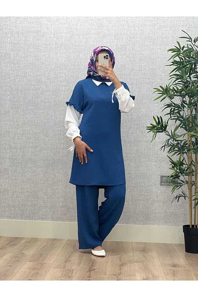 azzebutik 5620 Emotion Indigo K85 Set - Stylish and Comfortable